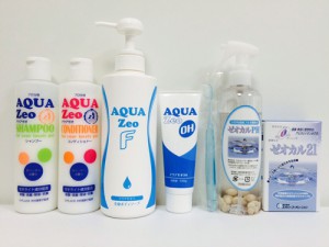 アクアゼオの犬のシャンプーやケア用品